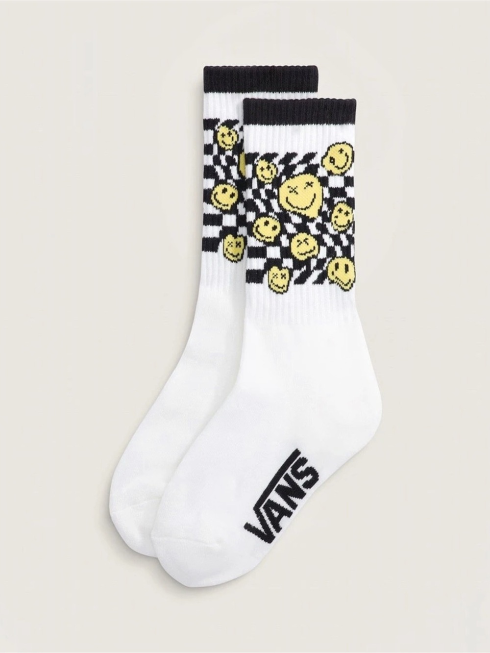 Vans Kids Ticker Checkerboard Crew Socks